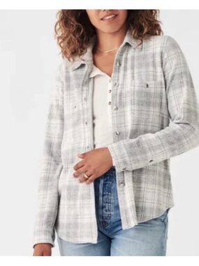 Faherty White & Grey “The Legend” Shirt